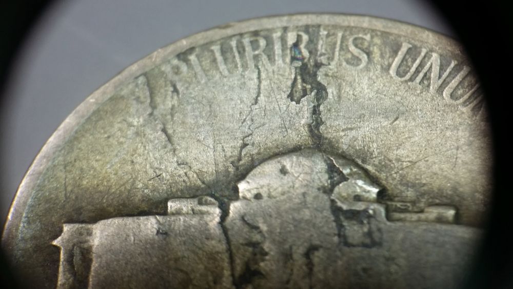 1943-P?...-Silver-War-Nickel-W/-Double-Side-Lamination