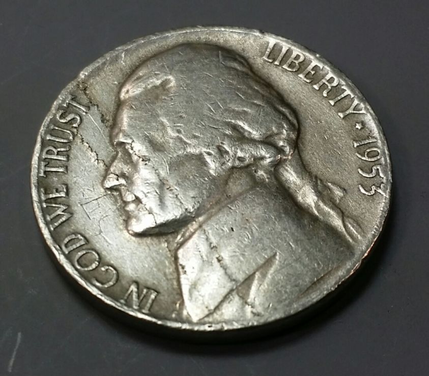 1953-P-Jeff-W/--Rim-To-Rim--Retained-Lamination