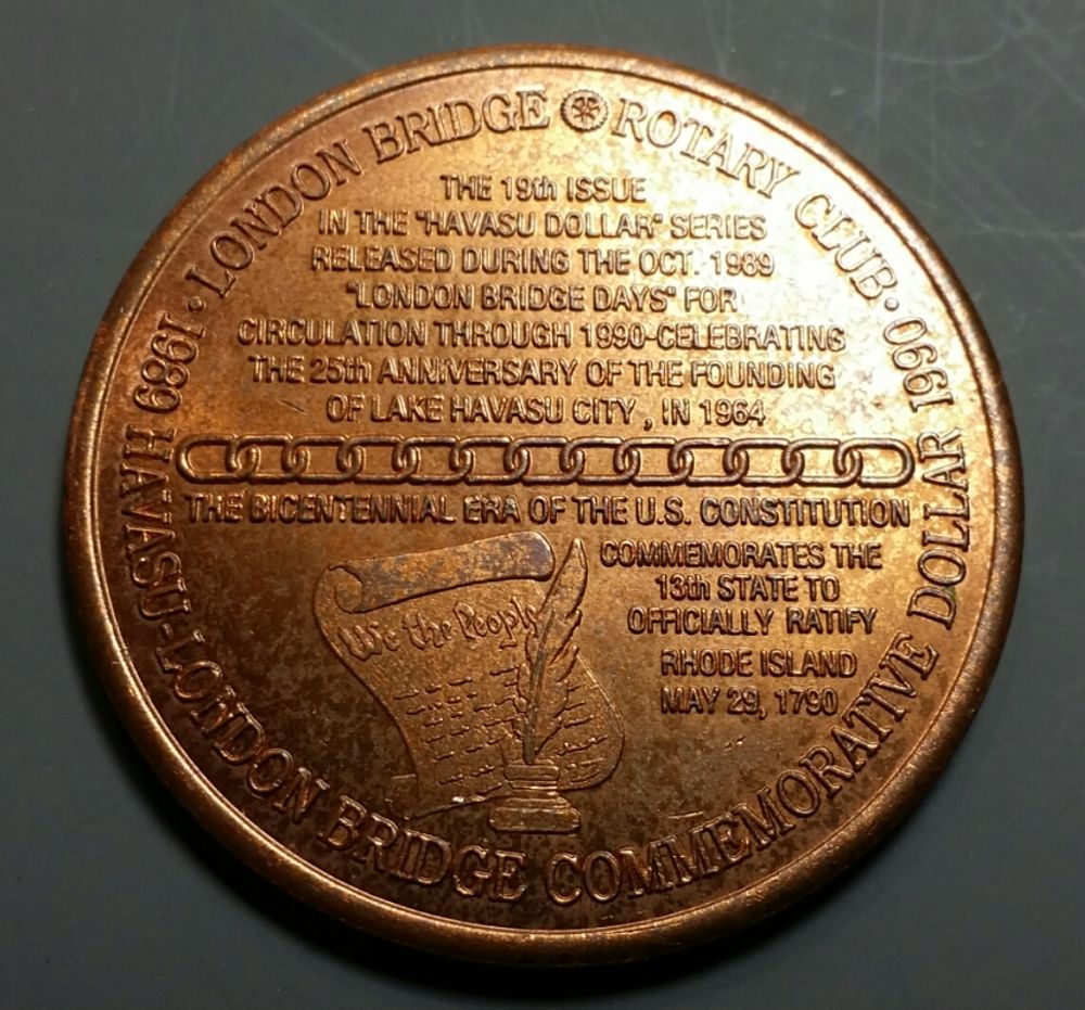 London-Bridge,-AZ--25th-Anniversary-In-America-Copper-Commem