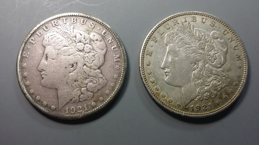 1921-P-Morgan...-Counterfit-Or-Wear?