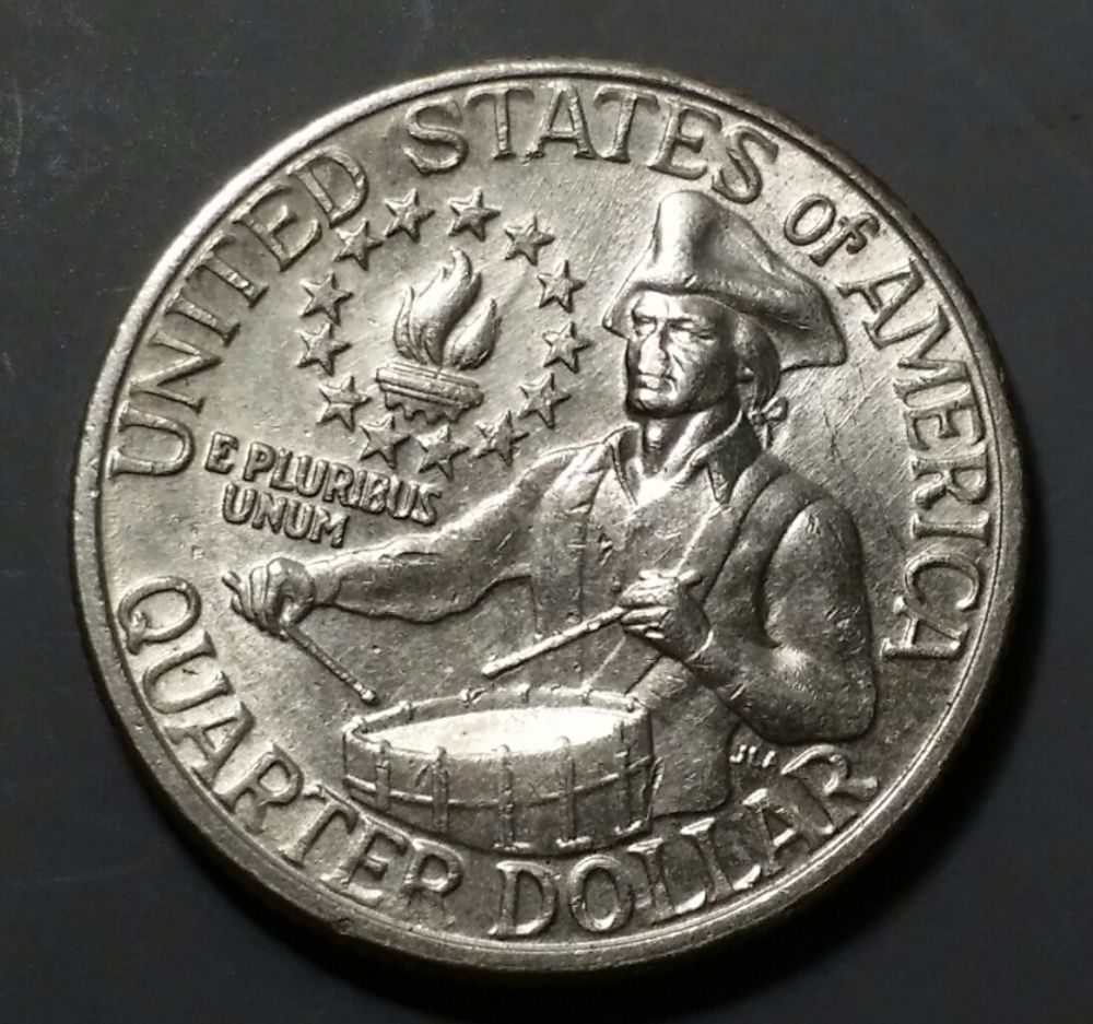 Bicentennial-Quarter...-Finned-Rim