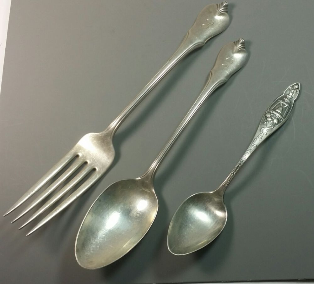 Sterling-Spoons-And-Interesting-Dinnerwear