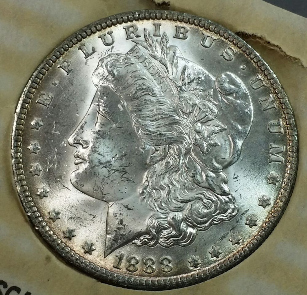 1888-P-Clashed-Double-Ear-W/-REV-Pitting