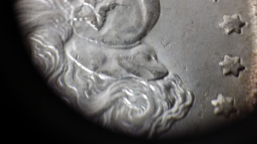 1888-P-Clashed-Double-Ear-W/-REV-Pitting