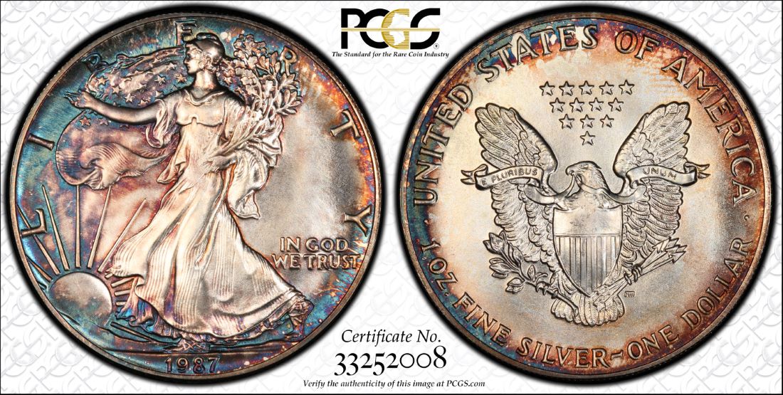 Colorful-PCGS-Coins-Back-Today-: