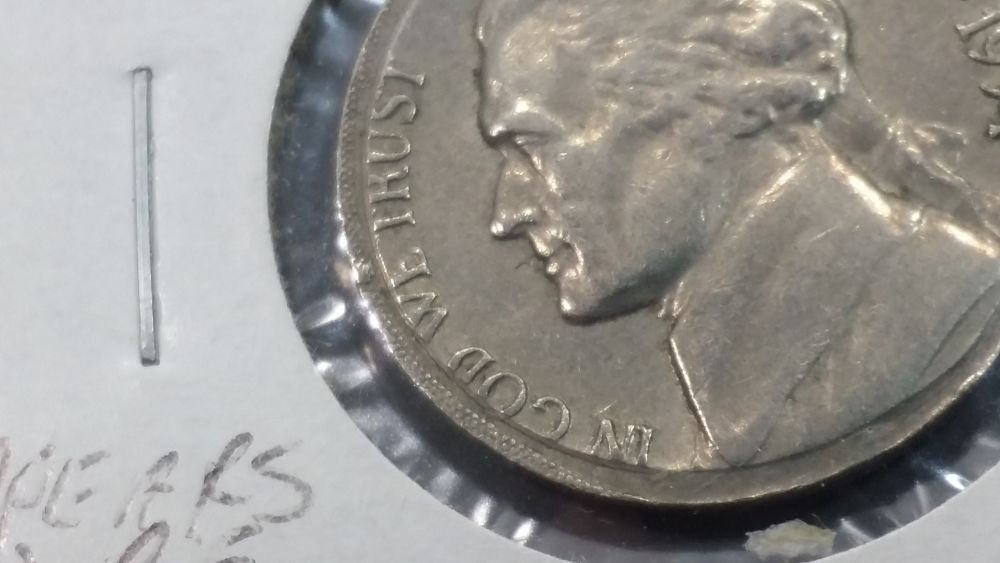 1954-Nickel...-Ex.-Encased?