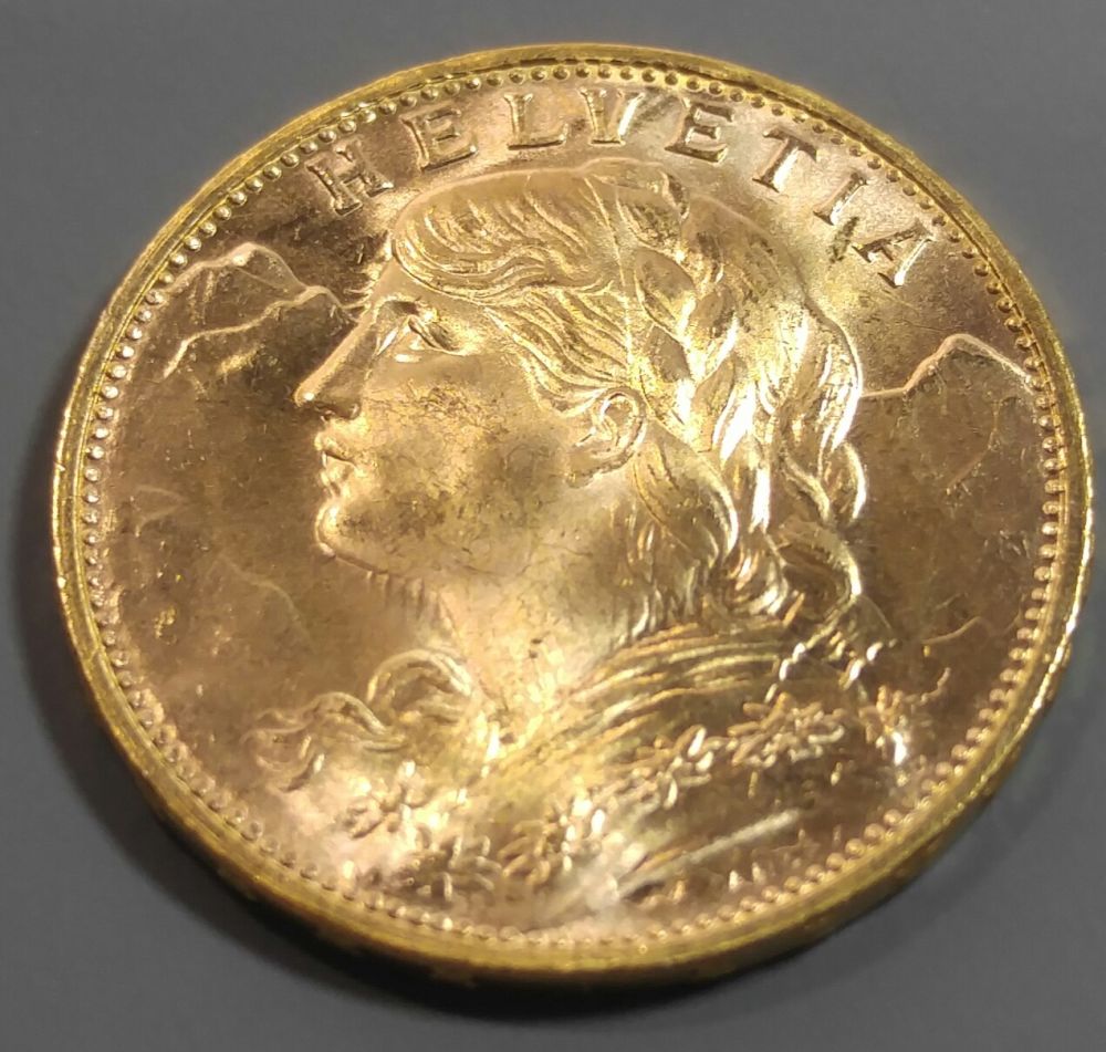 Swiss-Gold-Franc...-Tripled-Die