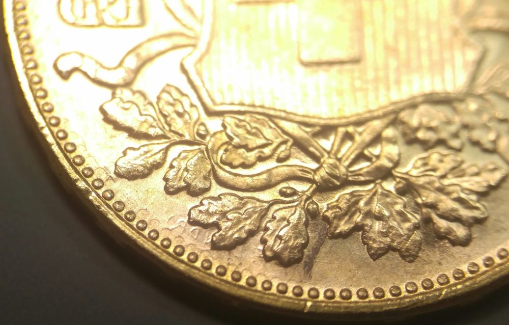 Swiss-Gold-Franc...-Tripled-Die