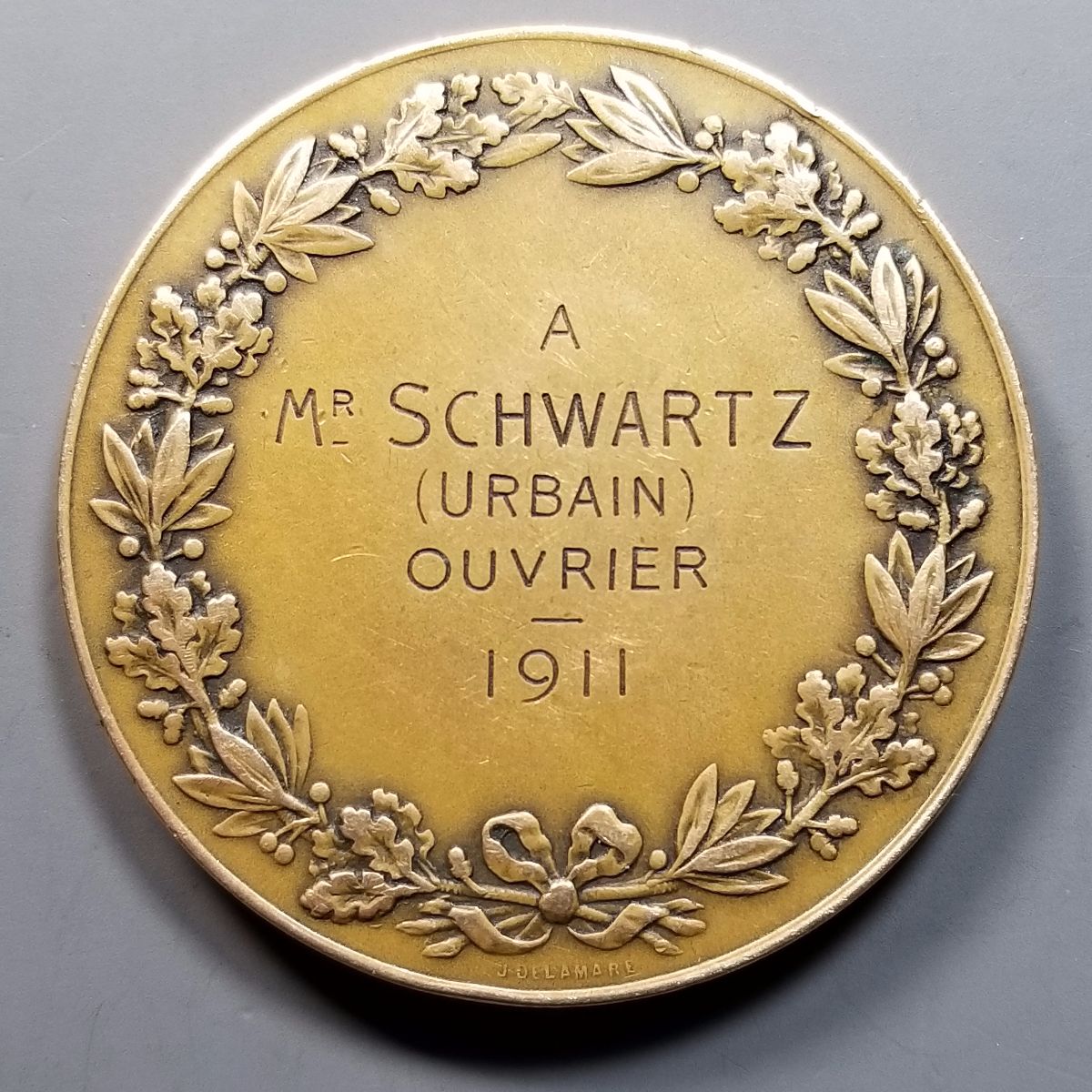 1911-French-Medal..-Anybody-Speak-French?