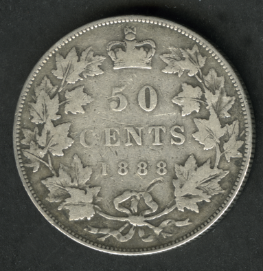 1888-Queen-Victoria-Canada-50-Cents
