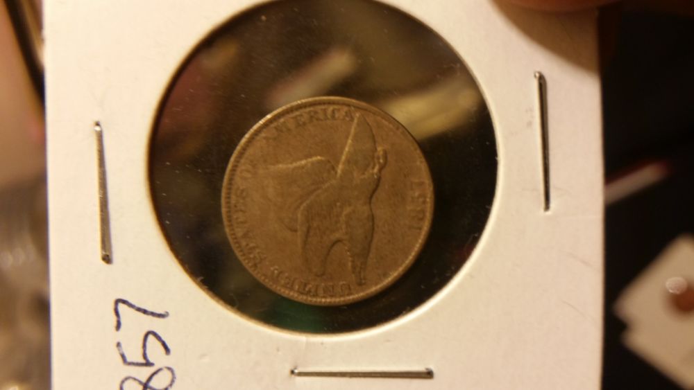 1857-Eagle-Cent-Up-For-Grading