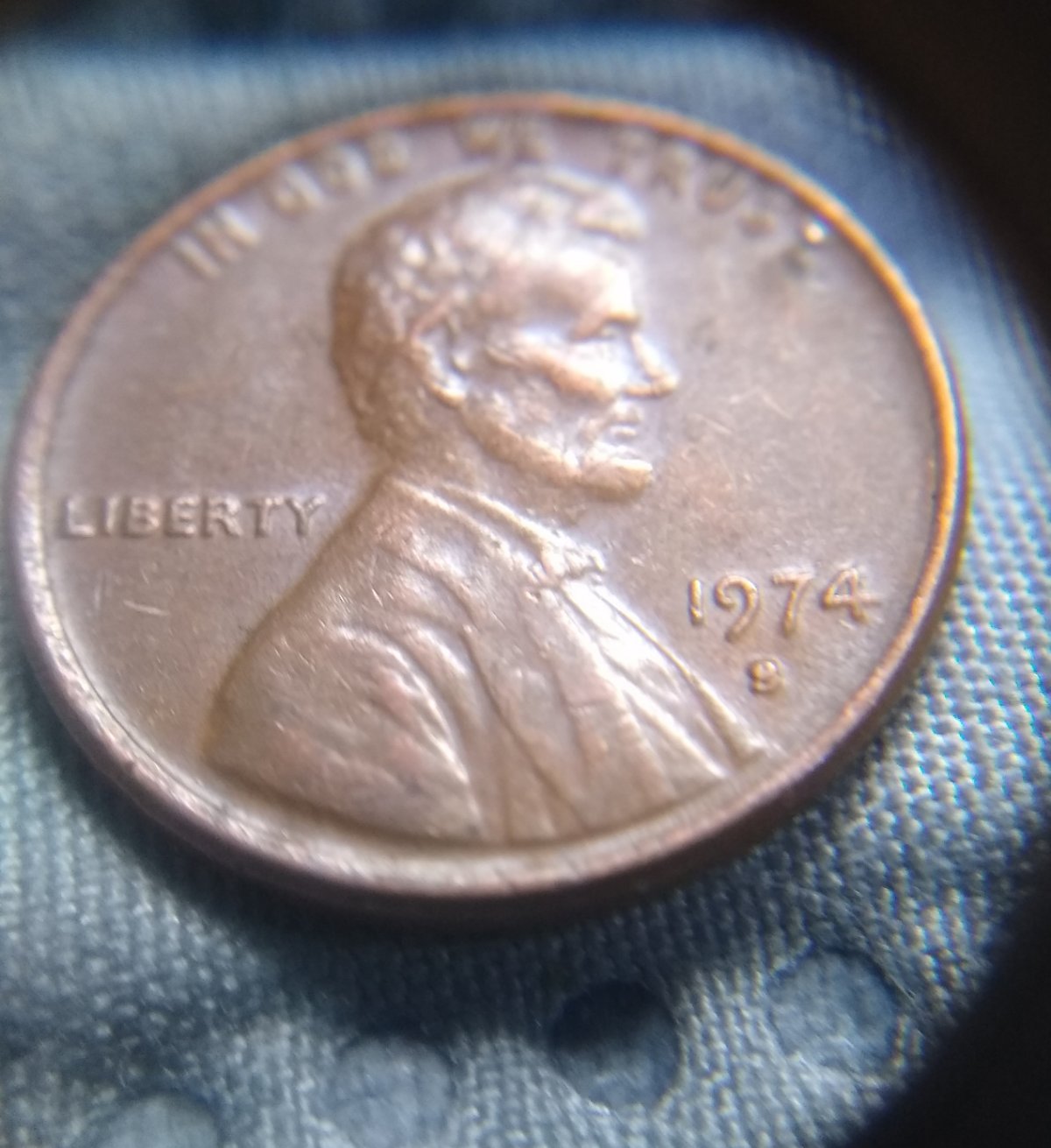 1974-S?-Penny--Mint-Mark-Error-Or-Damage
