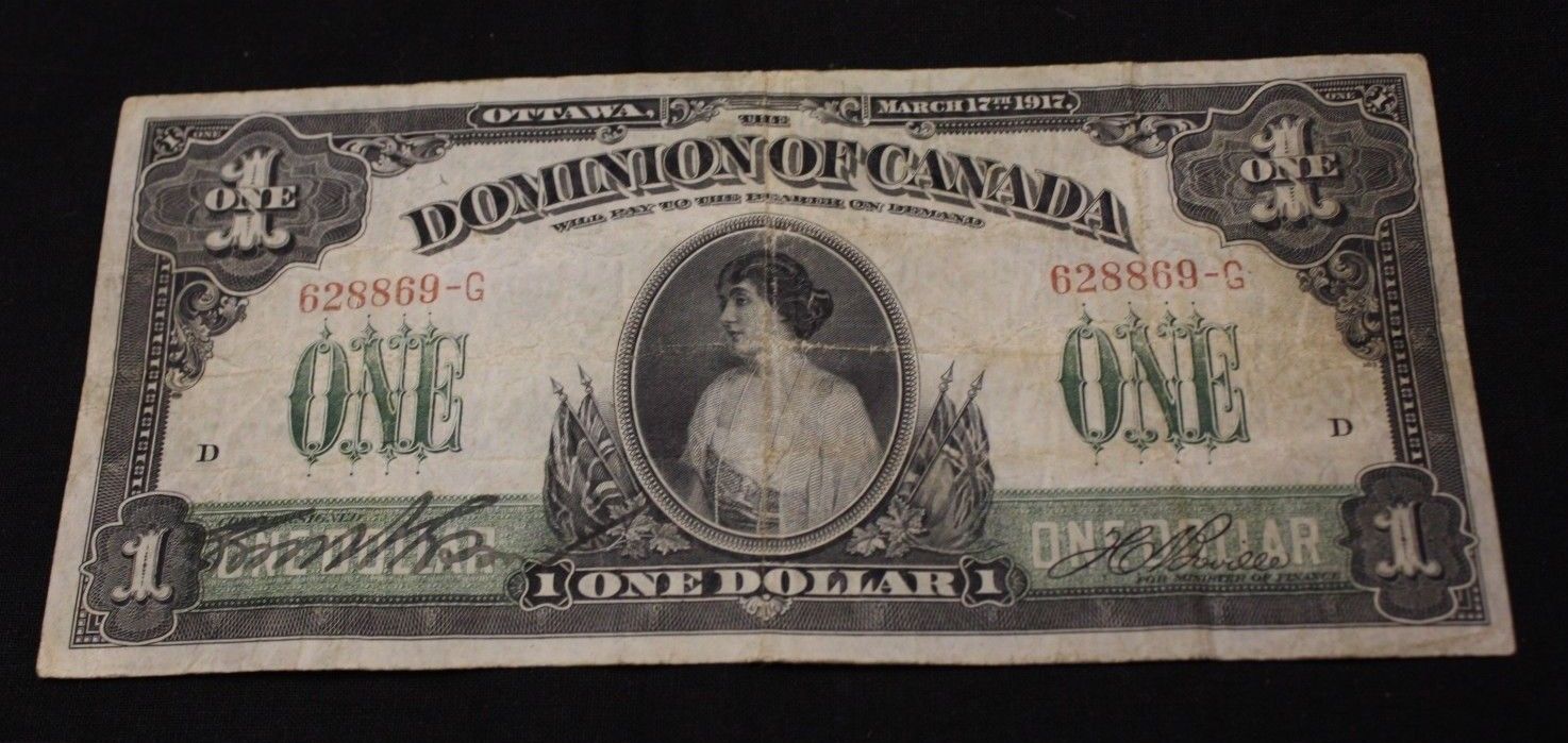 1917-$1-Dominion-Of-Canada-Note