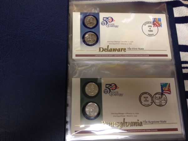 Statehood-Quarters-First-Day-Covers-&-2k
