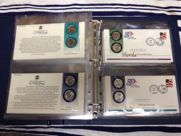 Statehood-Quarters-First-Day-Covers-&-2k