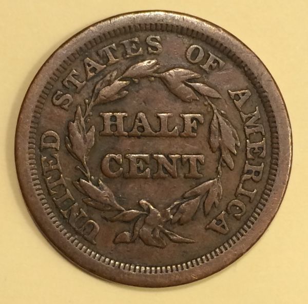 1851-Half-Cent