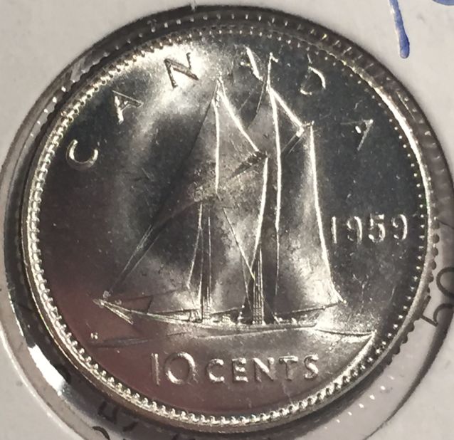 1959-10-Cent-Coin-Grade