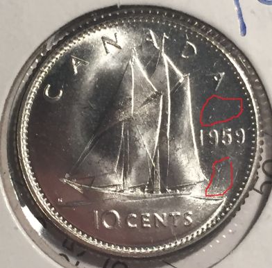 1959-10-Cent-Coin-Grade