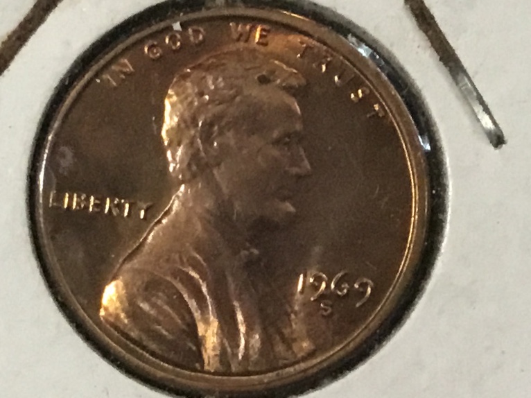 2-Different-1969-S-Lincoln-Cents-Machine-Doubling?--Tricky-One-S