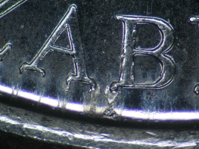 2001-Volunteer-10-Cent-/-End-Of-Its-Die-Life-Obverse-With-Claws-And-Horns