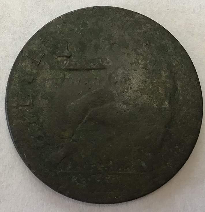 2-Damaged-Coins-Id:-Canadian-Blacksmith-Token-And-Confederation-Medal