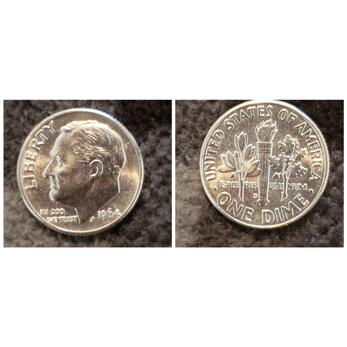 1964-D-Dime-For-Grading.