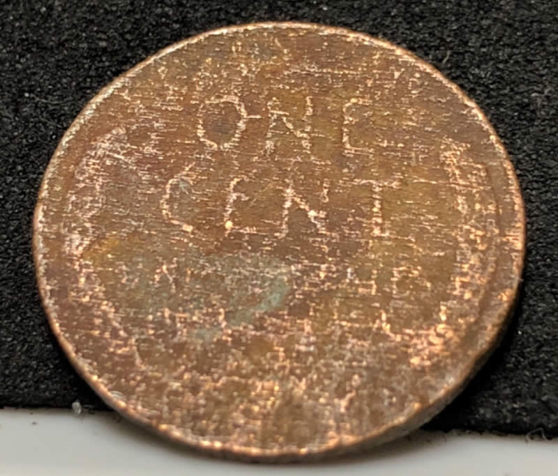 1942-Wheat-Penny.-Weight-Is-At-2.3-Grams-But-In-Bad-Shape.