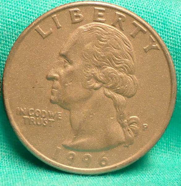 1996-Washington-Quarter,-Unique-Finish?-Perhaps-Matte?