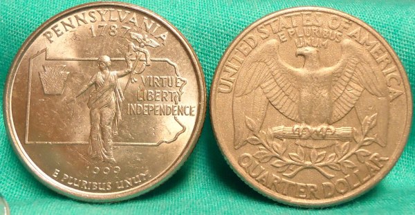 1996-Washington-Quarter,-Unique-Finish?-Perhaps-Matte?