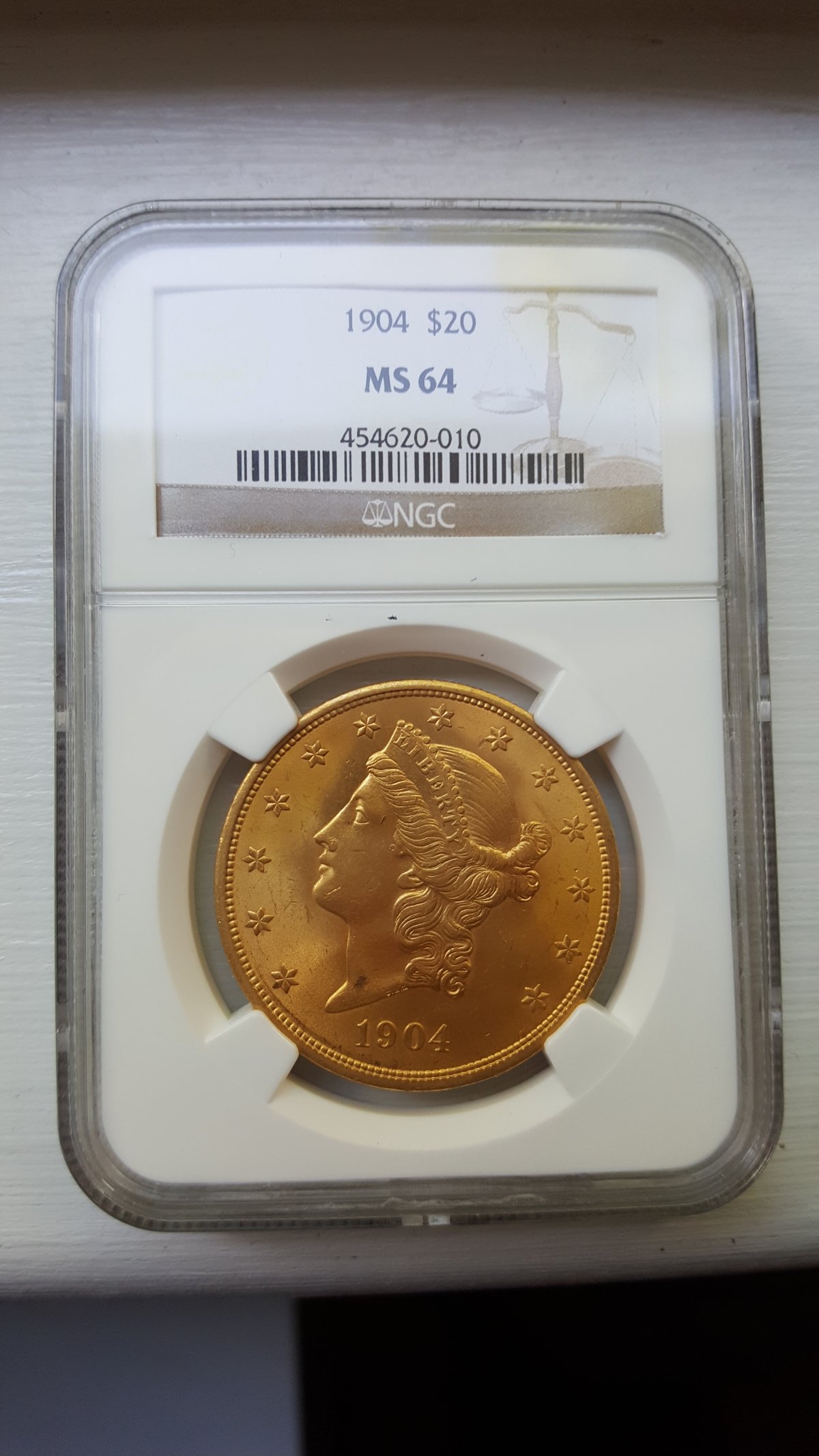 My-First-US-Gold-Coin!-1904-$20-NGC-MS-64