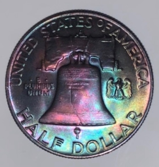 Does-This-1959-D-Half-Dollar-Look-Artificially-Toned?
