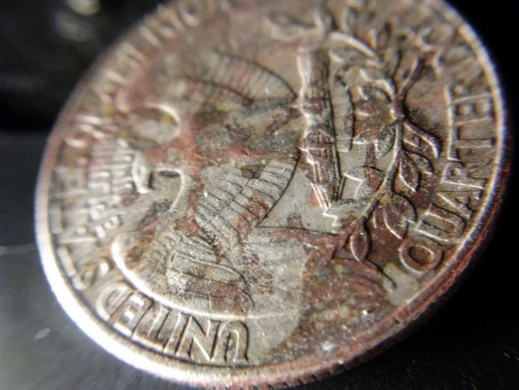 HI-I-Got-A-1987-D-Quarter-Coin-Look-Like-Have-Cooper-In-Some-Parts