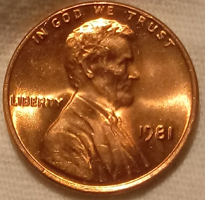 1981-Lincoln-Cent-Found-Coin-Roll-Hunting