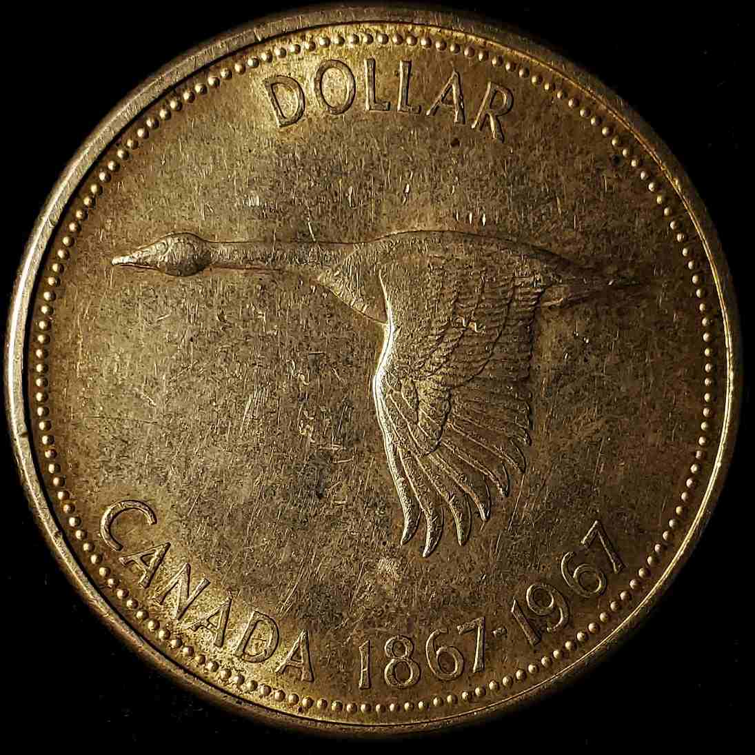 1967-Canadian-Silver-One-Dollar-Coin