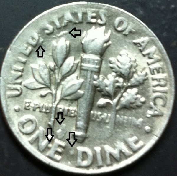 Help!1989-P-Dime-Extra-Torch?nothing-Wrong-On-Obverese-Tho