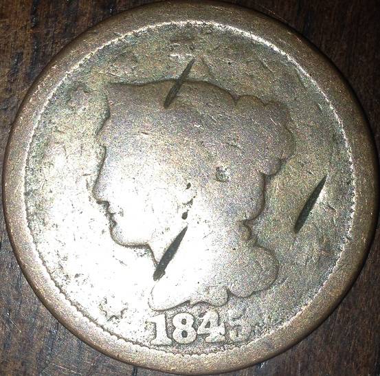 Help-With-1845-Large-Cent-Variety!