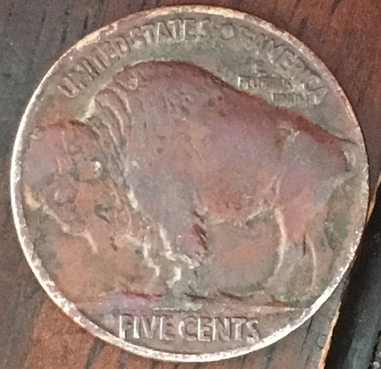 Black-Toning-On-Buffalo-Nickel
