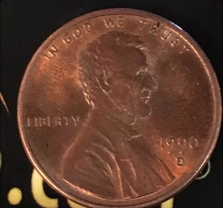 1990-D-Clashed-Lincoln-Cent...-New-Discovery?