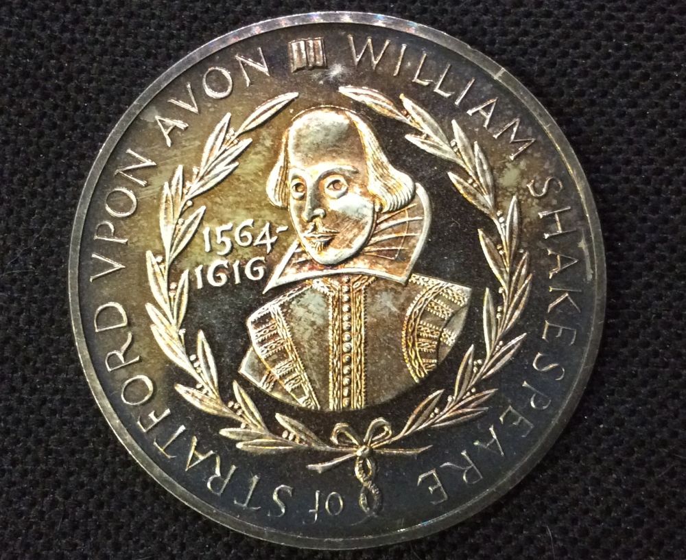 Strange-Silver-Shakespeare-Medallion---Any-Info?