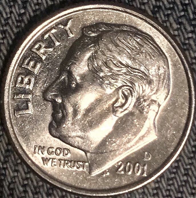 2001-D---Roosevelt-Dime---