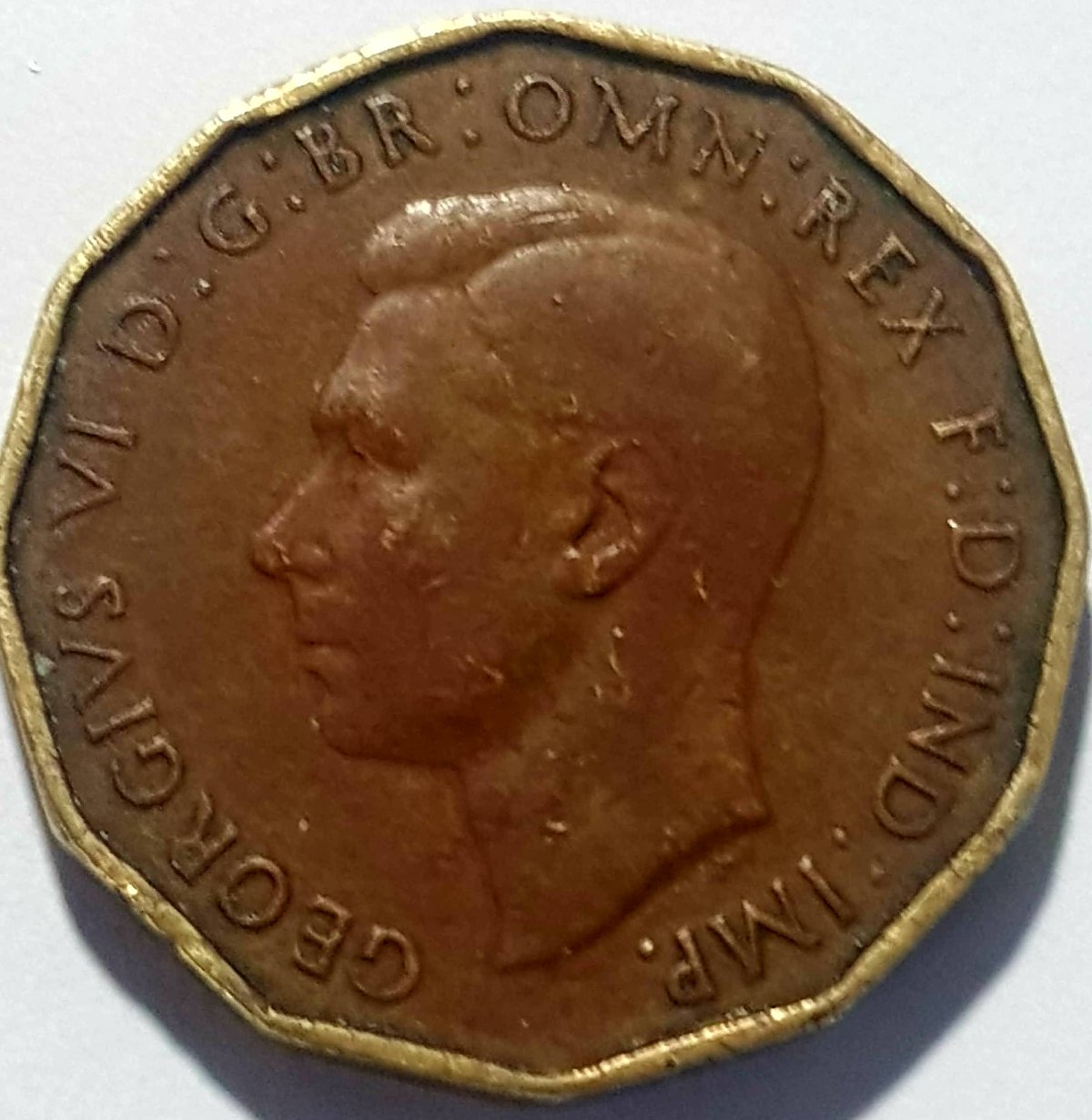 3-Pence-1937-George-VI-Color