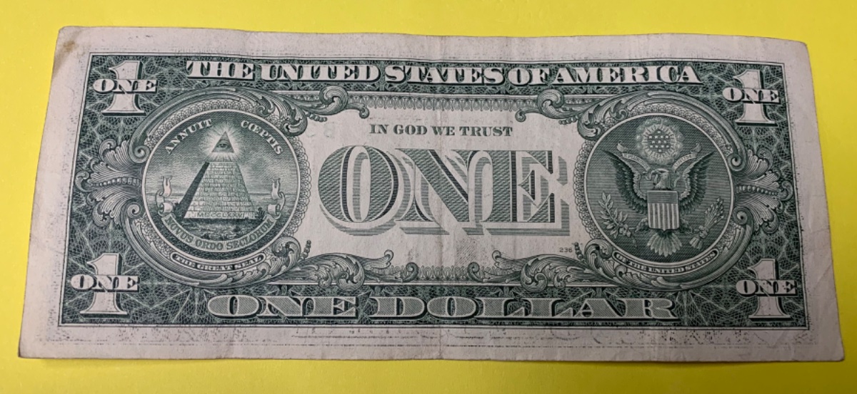 2006-$1-Offset-Transfer-Error?-Ink-On-Reverse
