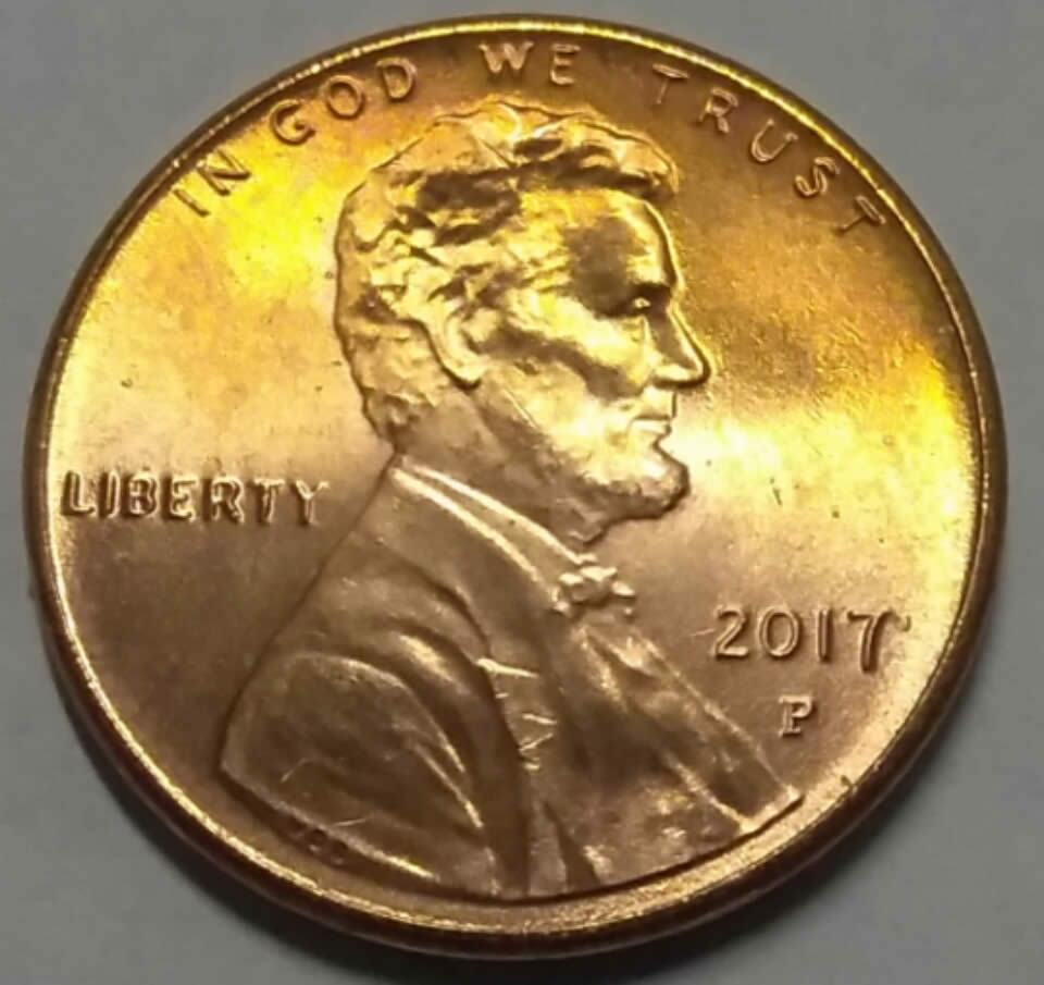 2017-Lincoln-Penny.-Is-This-A-Cameo-Colored-Coin-?