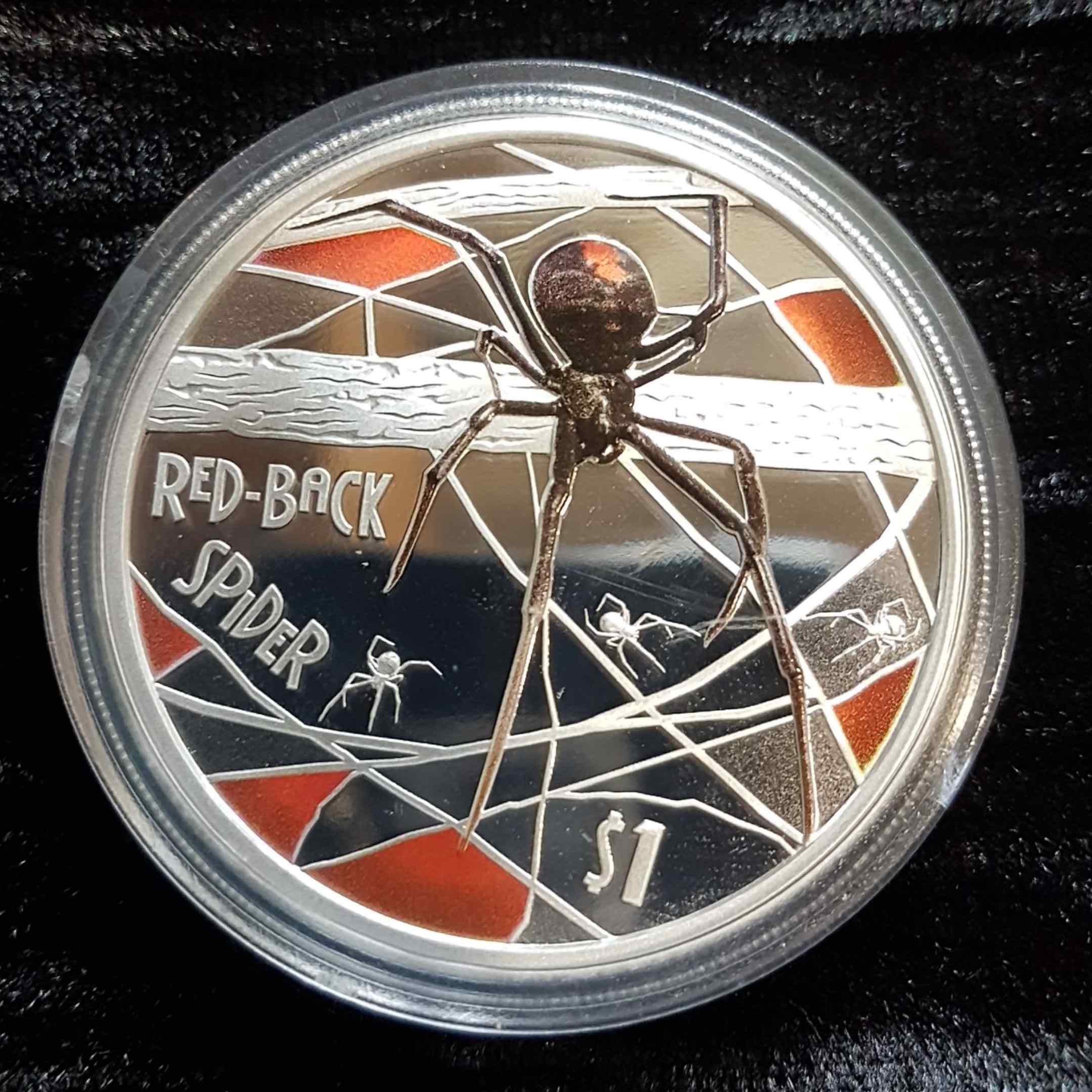 Rare-Red-Back-Spider-Coing-Tuvalu