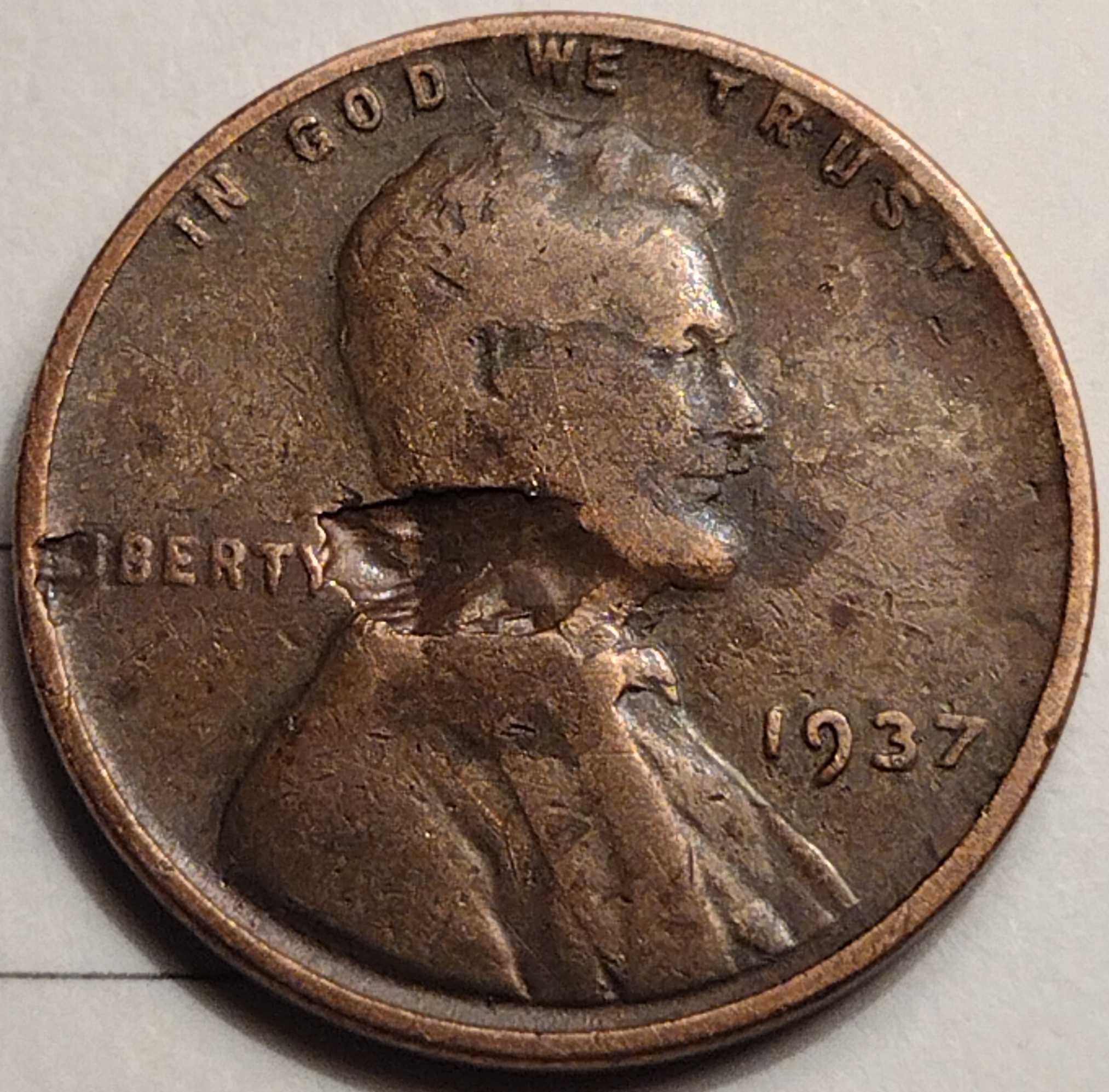 1937-Lamination-Error--Lincoln-Wheat-Cent