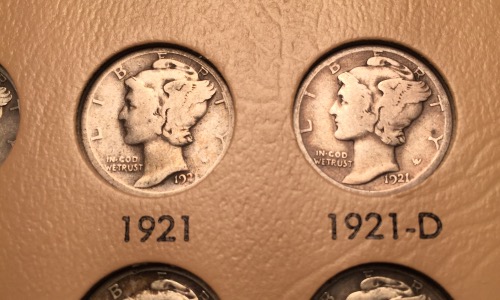 1921-And-1921-D-Mercury-Dime