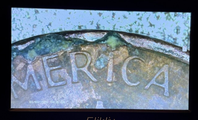1987-D-Penny-With-Edge-Chips-Possible-Unplated?