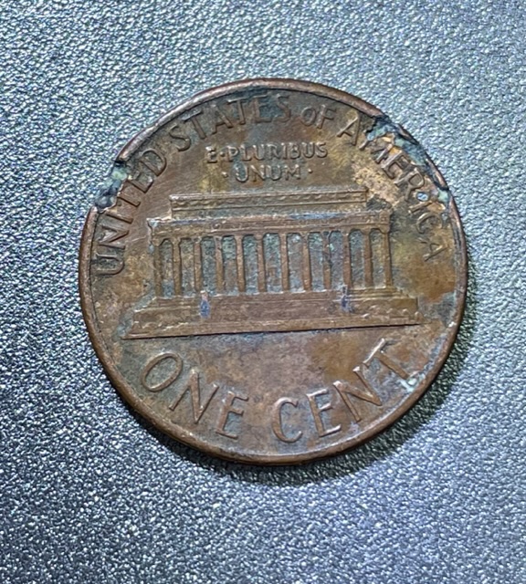 1987-D-Penny-With-Edge-Chips-Possible-Unplated?