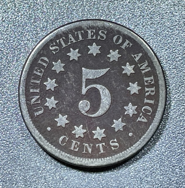 Buffalo-Nickel,-Shield-Nickel-And-V-Nickels