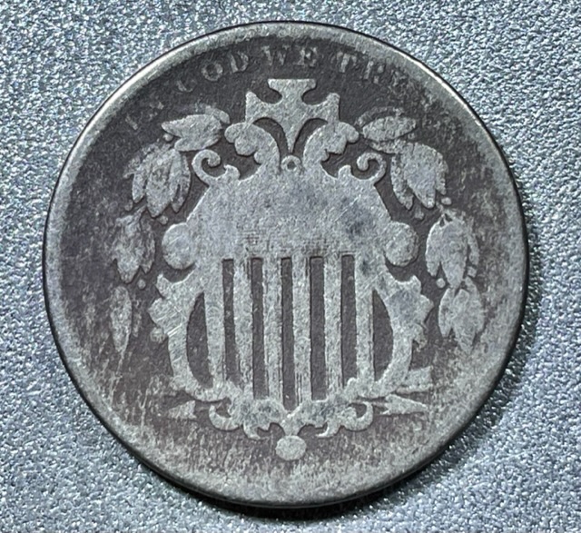 Buffalo-Nickel,-Shield-Nickel-And-V-Nickels